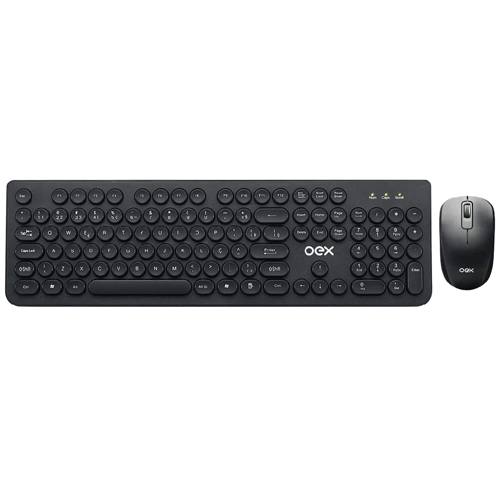 Encontraproduto.com.br - Teclado e Mouse sem Fio Pop ABNT2 TM410 OEX
