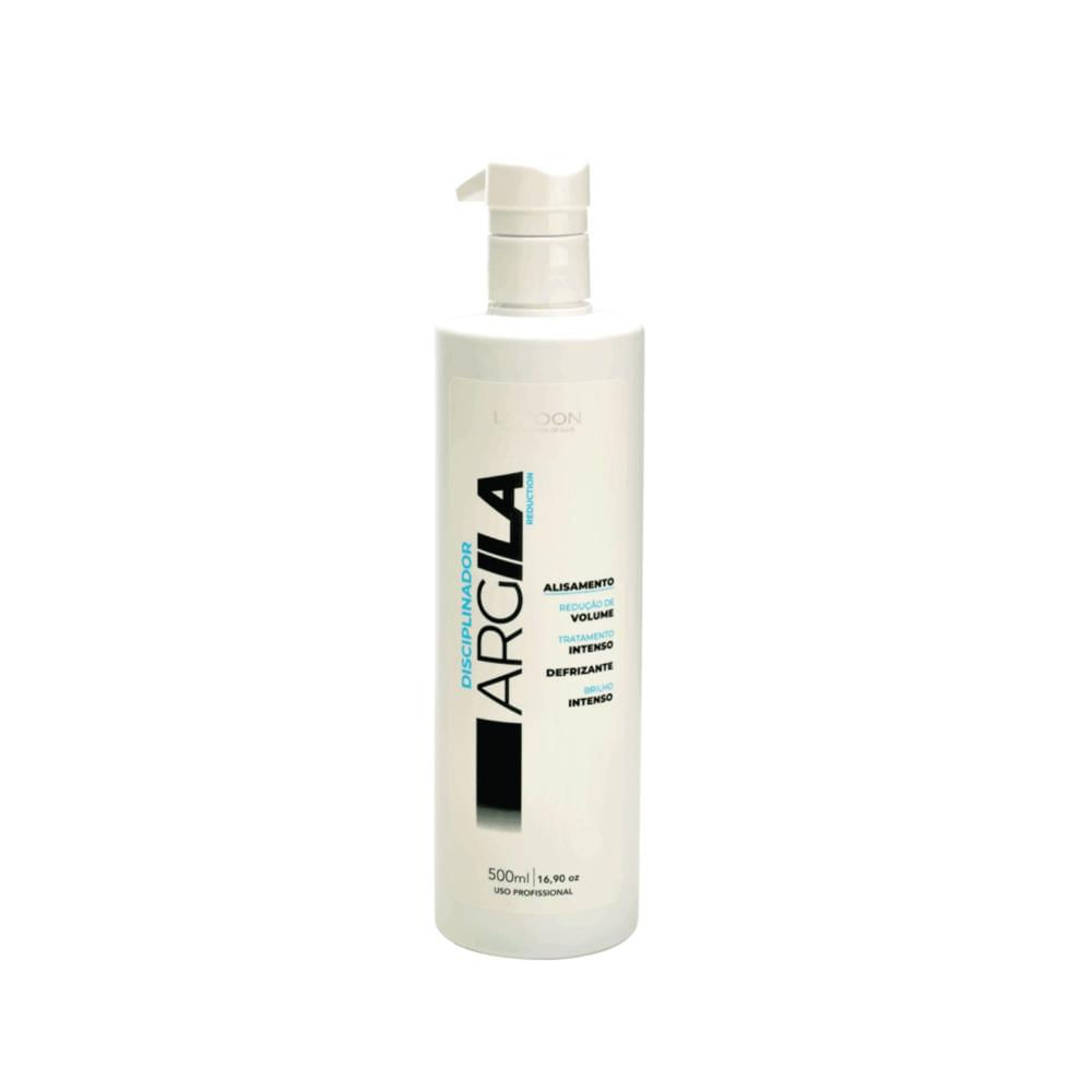Disciplinador Alinhamento e Contole de Frizz 500ml Argila Reduction | London Cosméticos