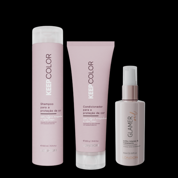 Encontraproduto.com.br - SH.LONDON 300ML KEEP COLOR KIT GLAMER
