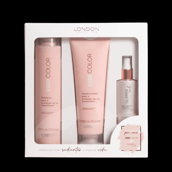 Encontraproduto.com.br - SH.LONDON 300ML KEEP COLOR KIT GLAMER