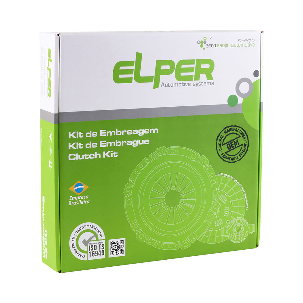 Encontraproduto.com.br - KIT EMBREAGEM GOL MOTOR AP 1.6 GAS/FLEX APÓS 2000 - 62286 - 80196
