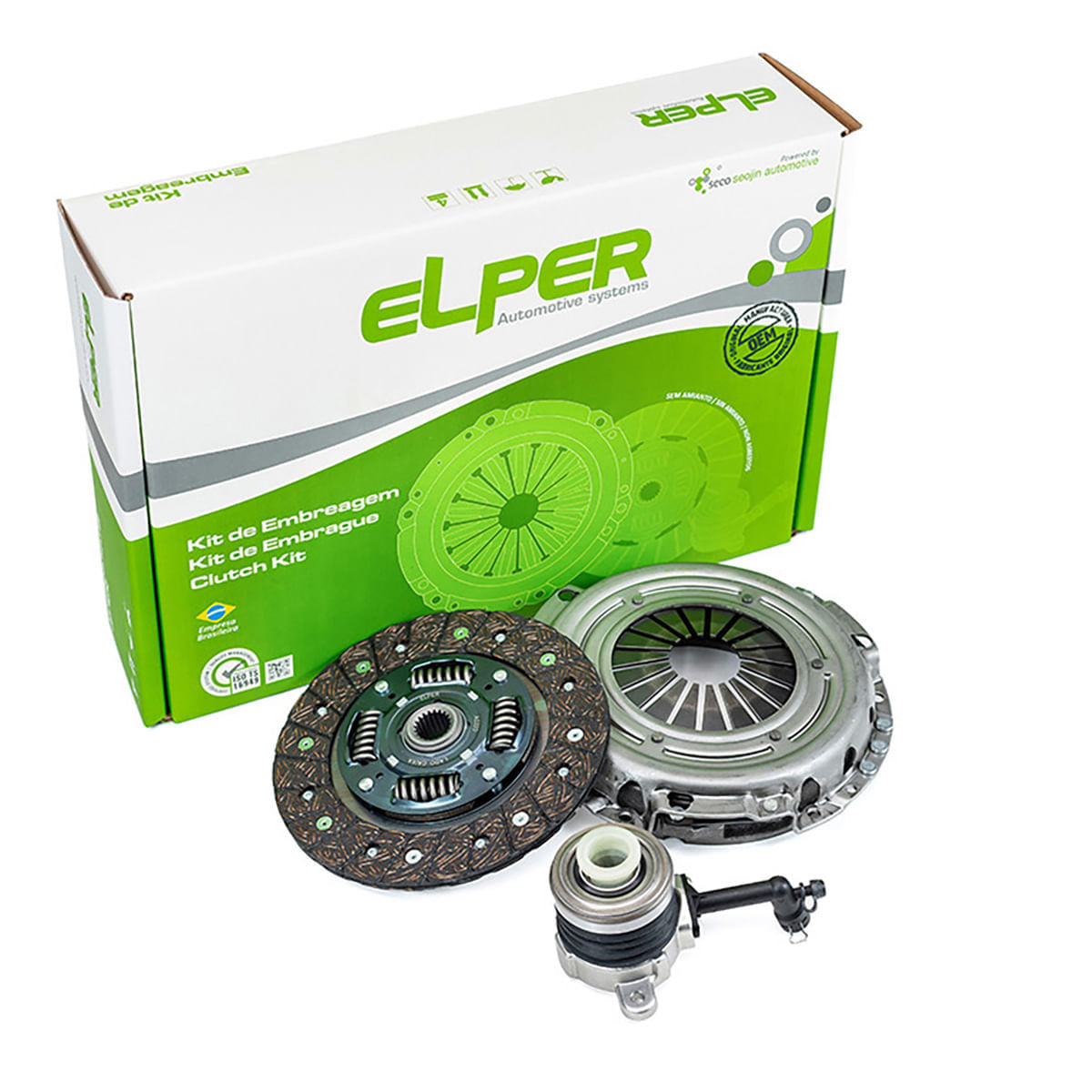 Kit Embreagem Palio Siena Strada 1.8 8V 2003 a 2005 Elper 90368