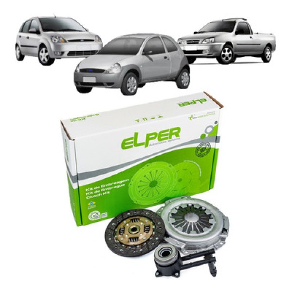 Encontraproduto.com.br - KIT DE EMBREAGEM COM ATUADOR COURIER 1.3 8V 1997 A 2000 - 62254 - 90111