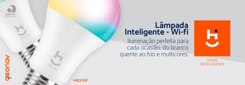 Encontraproduto.com.br - Lâmpada Inteligente Wi-Fi e Smart E27 Quente e Frio Alfacomex