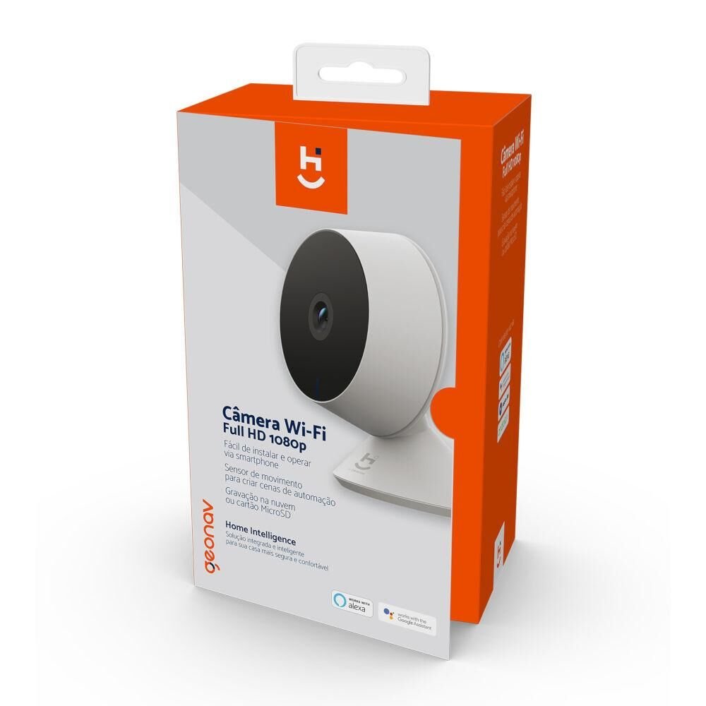 Encontraproduto.com.br - Câmera Inteligente Wi-Fi Full HD HISC1080 Geonav
