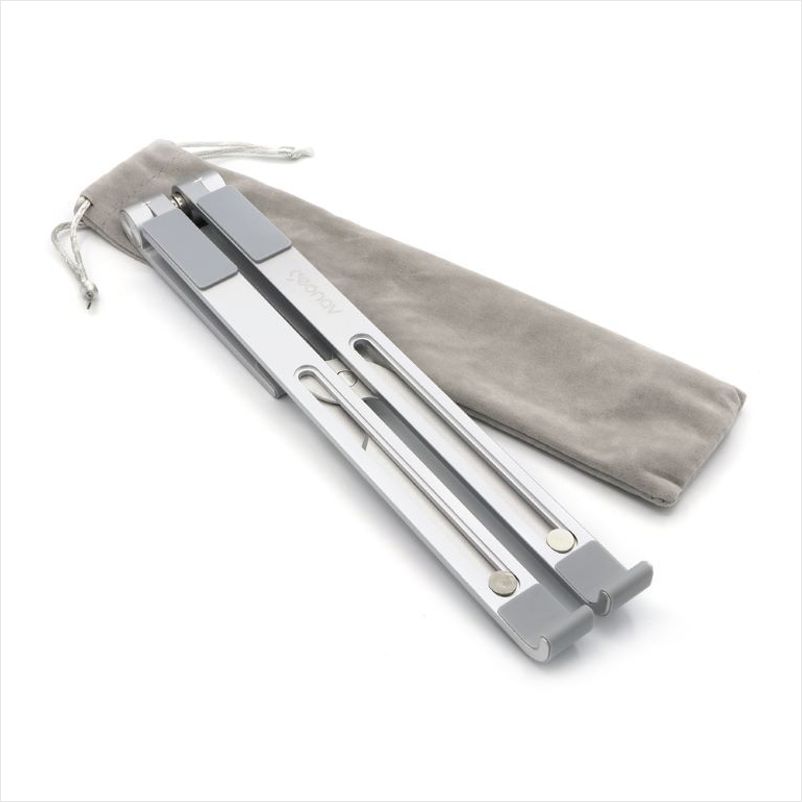 Encontraproduto.com.br - Suporte Notebook e Tablet Dobrável em Alumínio SUPNOTE Geonav