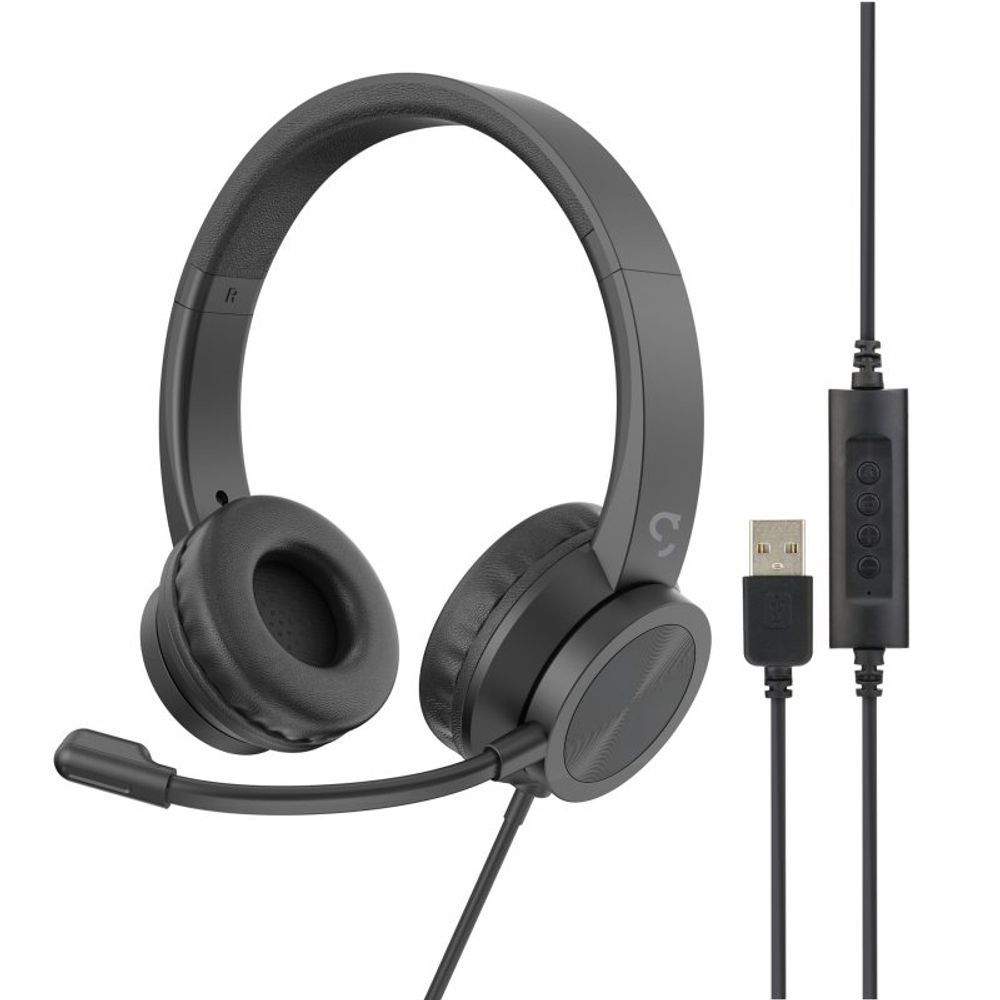 Encontraproduto.com.br - Headset com Microfone USB HSETUBK Geonav