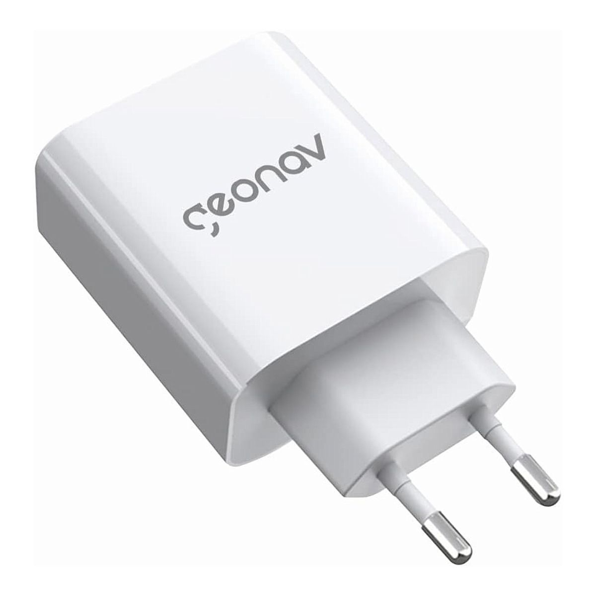 Encontraproduto.com.br - Carregador de Parede Com Duas Saidas CH48PDQCWT Geonav
