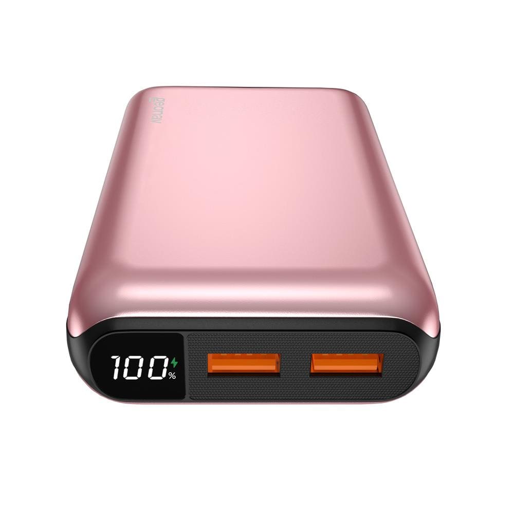 Encontraproduto.com.br - Carregador Portátil Geonav PB20K20WRG 20000 mAh com USB-A e USB-C para Celulares e Dispositivos Eletrônicos