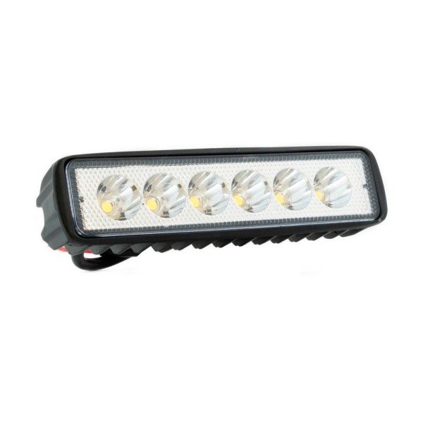 Encontraproduto.com.br - Farol de Milha Auxiliar TK-0008 Retangular 18W 10/30V 6 Leds
