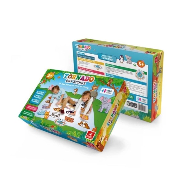 Encontraproduto.com.br - Jogo Tornado Dos Bichos 0859 Brincadeira De Crianca