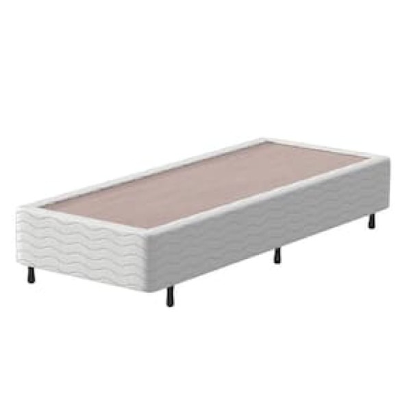 Base Box King Size Probel Amsterdã com 38 X 96 X 203 cm  Branco
