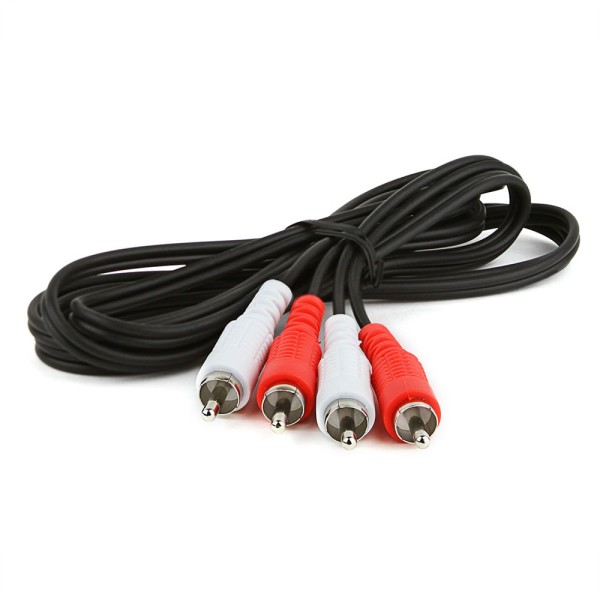Encontraproduto.com.br - Cabo 2 RCA Macho X 2 RCA Macho 1,8M CBRC0003 Preto STORM