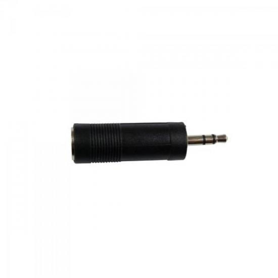 Adaptador P10 Stereo x P2 Stereo Niquelado Genérico Storm 10 unidades