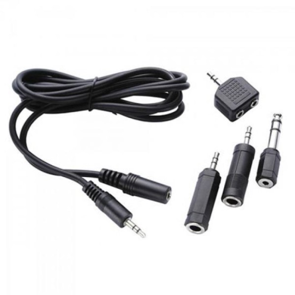 Kit Adaptador C/4 + Cabo P2 ST + J2 ST 1,80M CBPD0004 Preto Generico