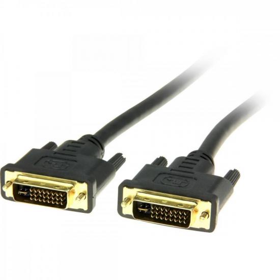 Cabo DVI X DVI 2m 29 Pinos CBDV0002 Preto Genérico