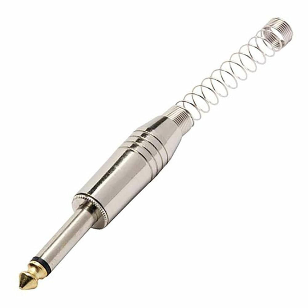 Plug Especial P10 Mono Metal com Mola Espacada Ponta Gold