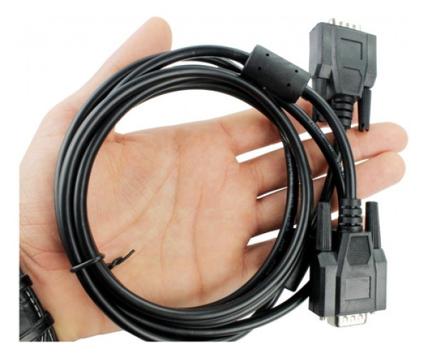 Cabo Vga Hdb15m X Hdb15m 10M Preto Com Filtro Generico