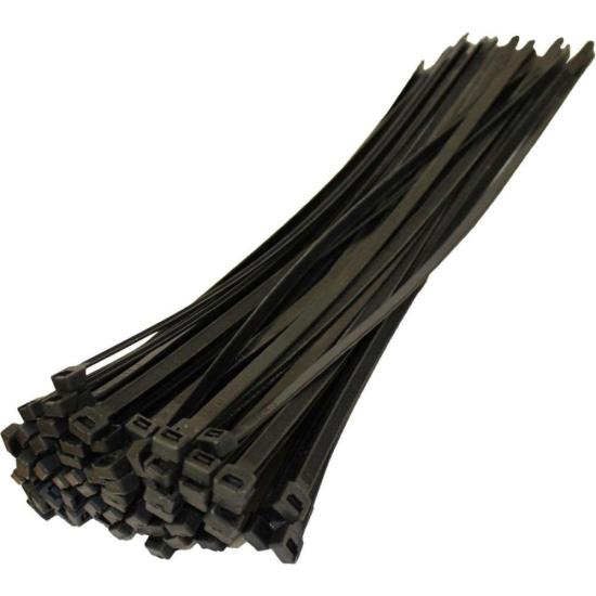 Abraçadeira Nylon 6,0x200mm Preta Storm pacote Com 100