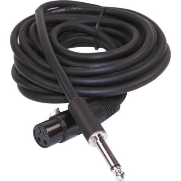 Encontraproduto.com.br - Cabo P10 Mono X Xlr 10m Serie Titan Niquel Cbmc0014 Storm [f002]