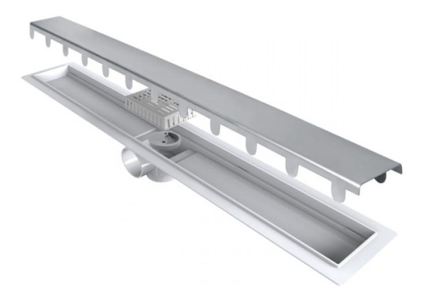 Encontraproduto.com.br - Ralo Linear Elleve Royal 117 90cm com Tampa Inox