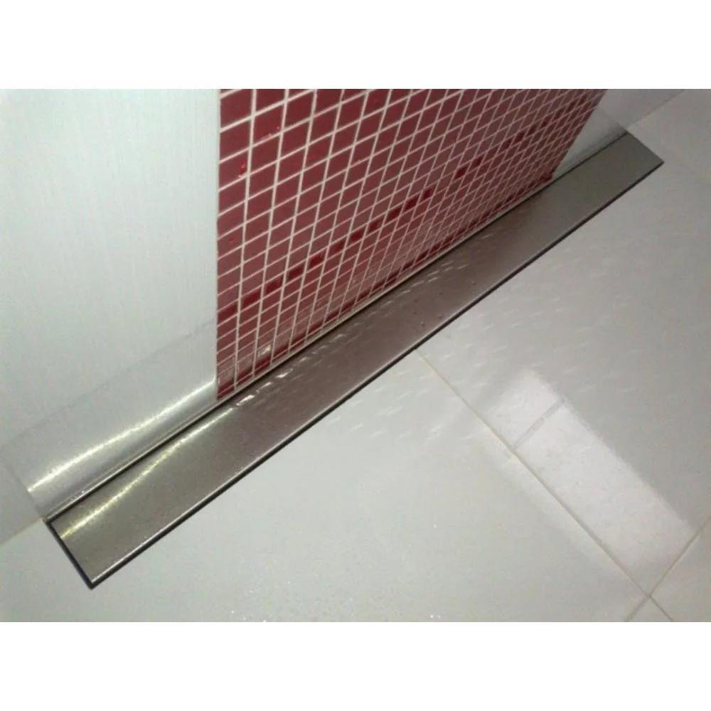 Encontraproduto.com.br - Ralo Linear Elleve Royal 118 100cm com Tampa Inox