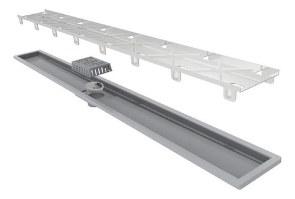 Encontraproduto.com.br - Ralo Linear Elleve Royal 132 90cm com Tampa Oculta