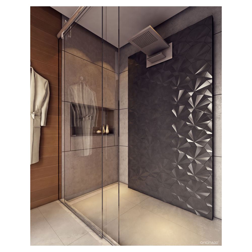 Encontraproduto.com.br - Ralo Linear Elleve Royal 133 100cm com Tampa Oculta