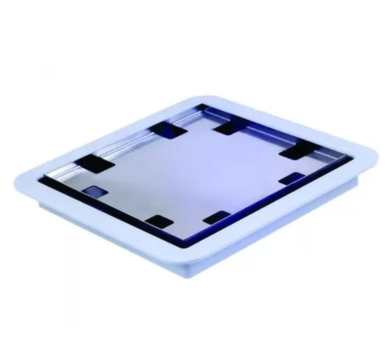 Encontraproduto.com.br - Ralo Linear Elleve Square 209 15x15 com Tampa Oculta
