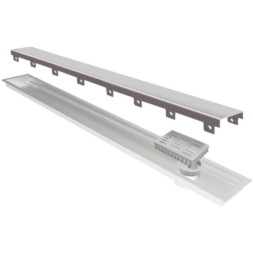 Ralo Linear Elleve Multimaster 291 80cm com Tampa Inox