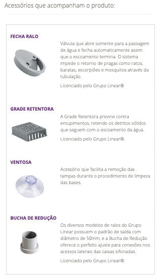 Encontraproduto.com.br - Ralo Linear Elleve Multimaster 279 120cm com Tampa Inox
