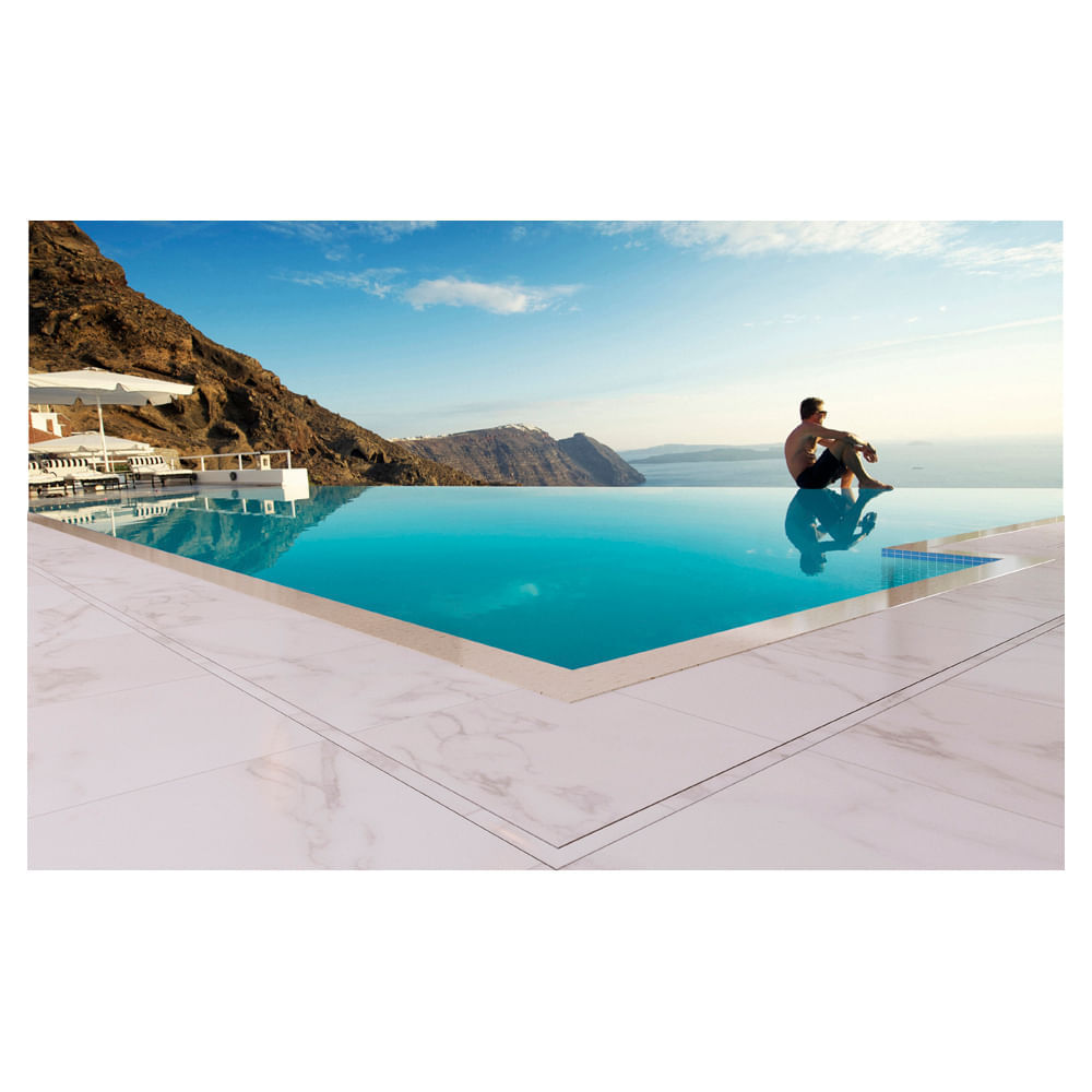 Encontraproduto.com.br - Ralo Linear Elleve Infinity 469 120cm com Tampa Oculta
