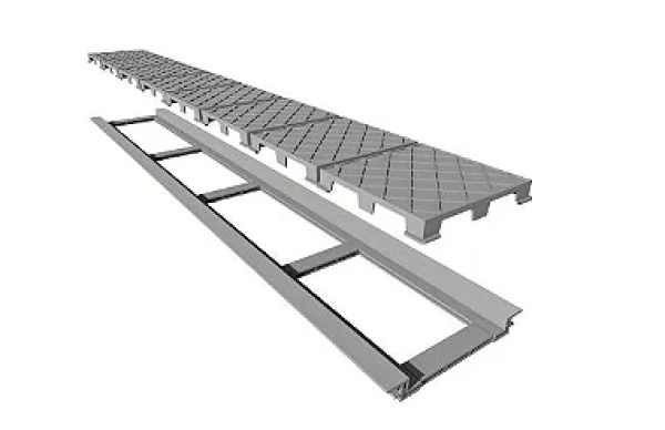 Encontraproduto.com.br - Ralo Linear Elleve Infinity Plus 2931 130cm com Tampa Oculta