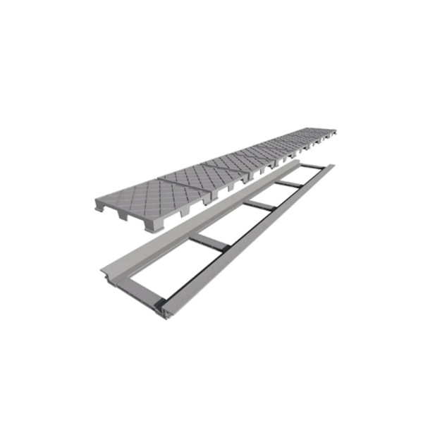 Encontraproduto.com.br - Ralo Linear Elleve Infinity Plus 2931 130cm com Tampa Oculta