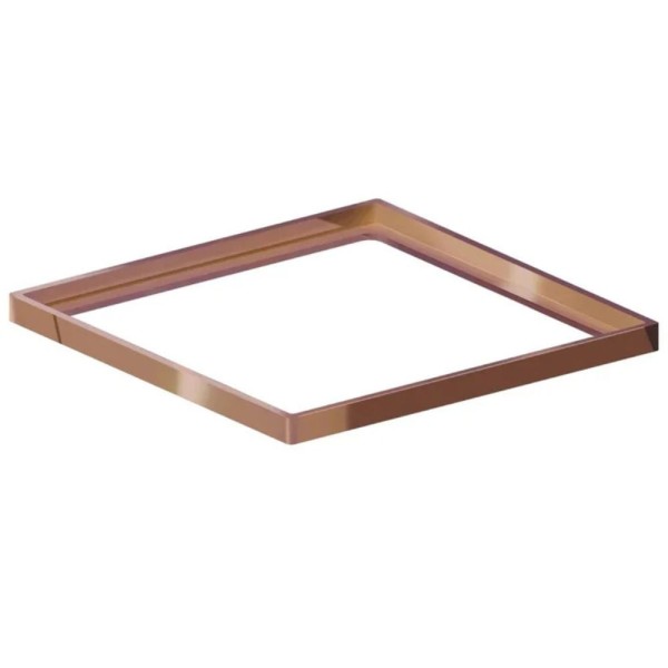 Encontraproduto.com.br - Porta Grelha Linear Elleve Quadrado 4182 10x10 Red Gold