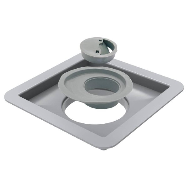 Encontraproduto.com.br - Ralo Linear Elleve Square 4243 15x15 com Tampa Black Matte