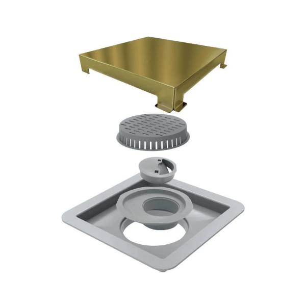 Encontraproduto.com.br - Ralo Linear Elleve Square 4244 15x15 com Tampa Gold
