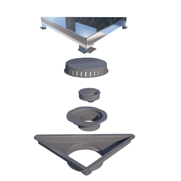Encontraproduto.com.br - Ralo Linear Vertex Tampa Inox Polida - Ralo Linear