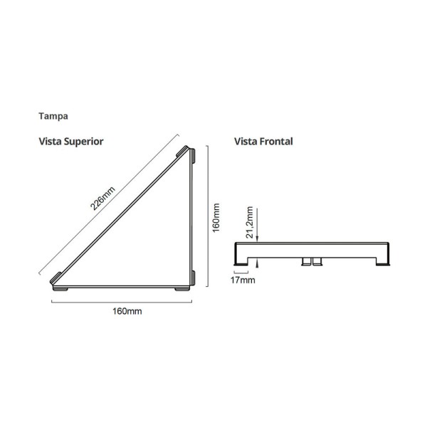 Encontraproduto.com.br - Ralo Linear Vertex Tampa Inox Polida - Ralo Linear