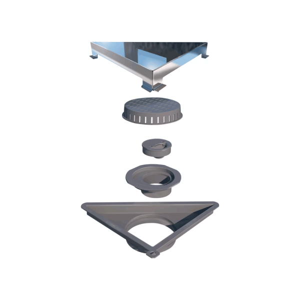 Encontraproduto.com.br - Ralo Linear Vertex Tampa Inox Polida - Ralo Linear