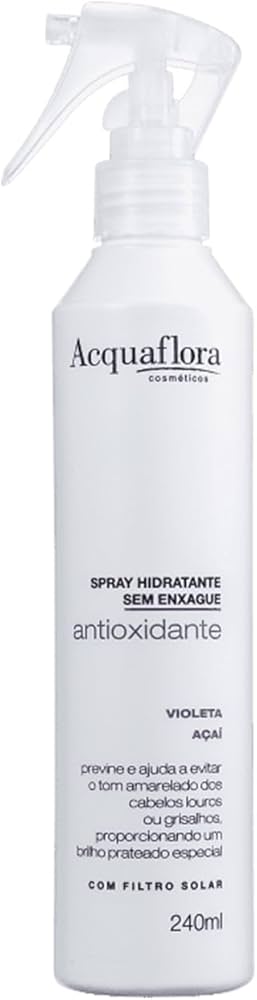 Encontraproduto.com.br - Spray Hidratante Acquaflora Condicionante Antioxidante 240ml