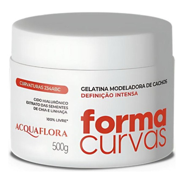 Gelatina Modeladora de Cachos 500g Forma Curvas - Acquaflora