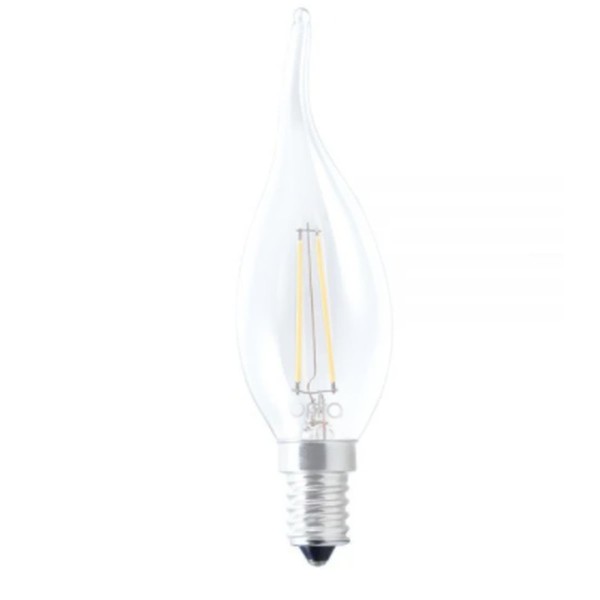Lâmpada Led Vela Chama Filamento 2W 2700K Brilia