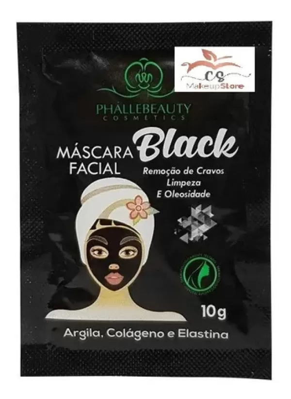 Máscara facial Black Peel Off Phállebeauty