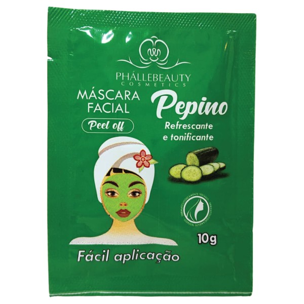 Encontraproduto.com.br - Sache Máscara Facial Pepino Phállebeauty Ph017
