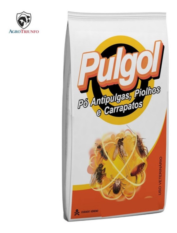Encontraproduto.com.br - Pulgol Pó Antipulgas Carrapatos E Piolhos Sache 100g Vetbras