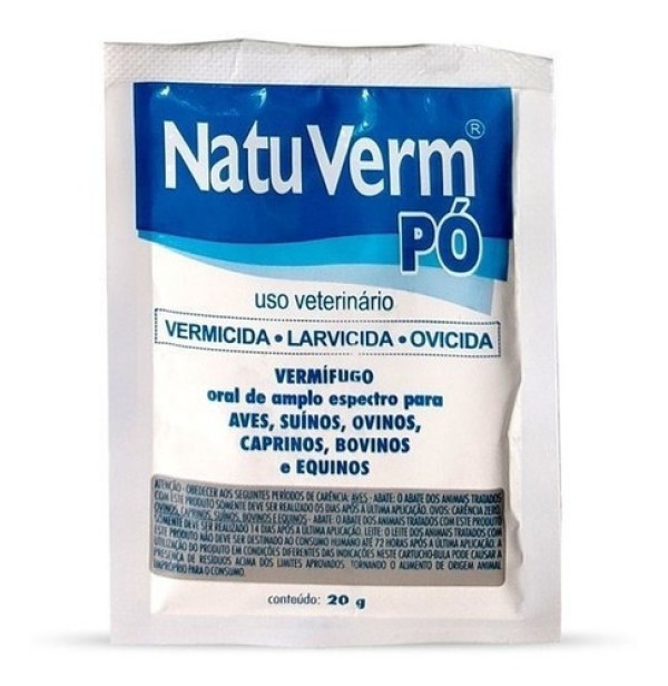 Encontraproduto.com.br -  10 Natu Verm Pó - Vermífugo Para Aves , Suínos , Ovinos