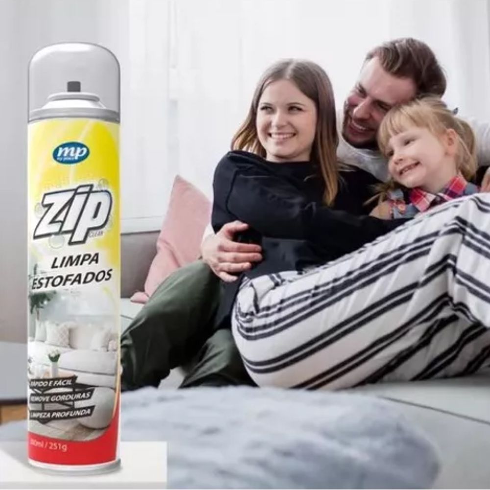 Encontraproduto.com.br - Limpa Estofado Spray Zip 300ML My Place Mundial Prime