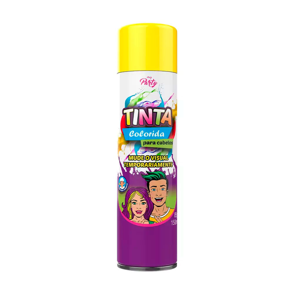 Encontraproduto.com.br - Tinta Colorida para Cabelos Aeroflex Amarelo 150ml