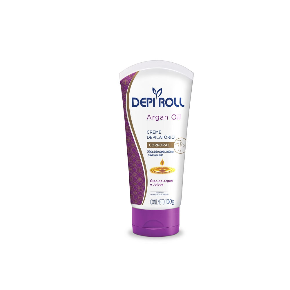 Encontraproduto.com.br - Creme Depilatório Depiroll Corporal Óleo De Argan E Jojoba 100g